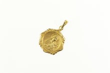 Load image into Gallery viewer, 14K Virgin Mary Mother of Jesus Christ Christian Charm/Pendant Yellow Gold