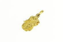 Load image into Gallery viewer, 18K Textured Raw Abstract Nugget Cluster Charm/Pendant Yellow Gold