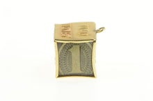 Load image into Gallery viewer, 14K Money Symbol Cash Box Dollar Bill Charm/Pendant Yellow Gold