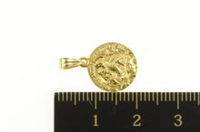 Load image into Gallery viewer, 14K Saint Anthony Protection Christian Faith Charm/Pendant Yellow Gold