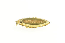 Load image into Gallery viewer, 14K 3D Cruise Liner Bon Voyage Travel Souvenir Charm/Pendant Yellow Gold