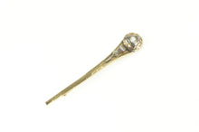 Load image into Gallery viewer, 14K Art Deco Two Tone Rose Cut Diamond Bar Pin/Brooch Yellow Gold