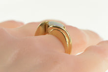 Load image into Gallery viewer, 14K Natural Opal Ornate Retro Statement Bypass Ring Yellow Gold
