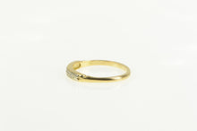Load image into Gallery viewer, 14K White Sapphire Classic Wedding Band Ring Yellow Gold