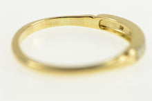 Load image into Gallery viewer, 14K White Sapphire Classic Wedding Band Ring Yellow Gold