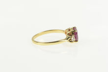 Load image into Gallery viewer, 14K 1.30 Ctw Natural Ruby Diamond Engagement Ring Yellow Gold