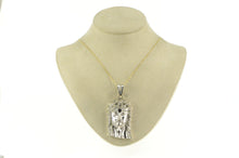 Load image into Gallery viewer, 14K 3.00 Ctw Diamond Jesus Christ Crown of Thorns Pendant White Gold