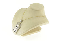 Load image into Gallery viewer, 14K 3.00 Ctw Diamond Jesus Christ Crown of Thorns Pendant White Gold