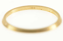 Load image into Gallery viewer, 14K Grooved 1.3mm Vintage NOS 1950&#39;s Band Ring Yellow Gold