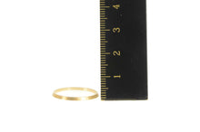 Load image into Gallery viewer, 14K Grooved 1.3mm Vintage NOS 1950&#39;s Band Ring Yellow Gold