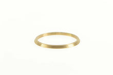 Load image into Gallery viewer, 14K Vintage NOS 1950&#39;s 1.3mm Grooved Band Ring Yellow Gold