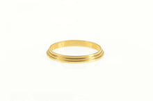 Load image into Gallery viewer, 14K Vintage NOS 1950&#39;s 2.2mm Grooved Band Ring Yellow Gold