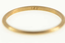 Load image into Gallery viewer, 14K Vintage NOS 1950&#39;s Classic Wedding Band Ring Yellow Gold