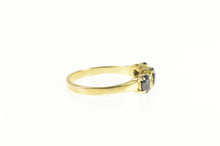 Load image into Gallery viewer, 14K Natural Sapphire Diamond Accent Engagement Ring Yellow Gold