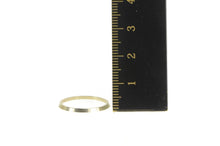 Load image into Gallery viewer, 14K Vintage NOS 1950&#39;s Plain Simple Grooved Band Ring White Gold
