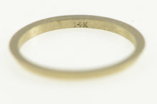 Load image into Gallery viewer, 14K 1.3mm Grooved Vintage NOS 1950&#39;s Band Ring White Gold