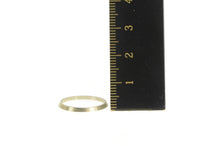 Load image into Gallery viewer, 14K 1.3mm Grooved Vintage NOS 1950&#39;s Band Ring White Gold