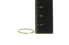 Load image into Gallery viewer, 14K 1950&#39;s Vintage NOS 1.3mm Grooved Band Ring White Gold