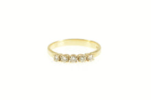 Load image into Gallery viewer, 14K 0.25 Ctw Diamond Classic Wedding Band Ring Yellow Gold
