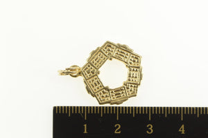14K Pentagon Washington DC DOD Headquarters Charm/Pendant Yellow Gold