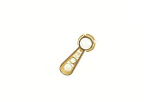 Load image into Gallery viewer, 14K Round CZ Graduated Classic Statement Pendant Yellow Gold