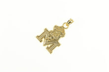 Load image into Gallery viewer, 10K Marshall University Thundering Herd Bison Charm/Pendant Yellow Gold