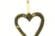 Load image into Gallery viewer, 14K Diamond Inset Heart Love Symbol Pendant Yellow Gold
