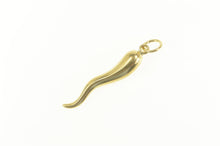 Load image into Gallery viewer, 14K Traditional Italian Horn Protection Symbol Charm/Pendant Yellow Gold