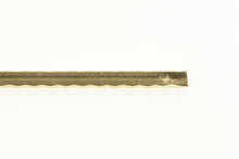 Load image into Gallery viewer, 14K Grooved Design Squared Statement Bar Charm/Pendant Yellow Gold