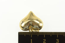 Load image into Gallery viewer, 14K Classic Heart Rounded Puffy Love Symbol Charm/Pendant Yellow Gold