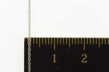 Load image into Gallery viewer, 10K 0.9mm Rolling Spiral Chain Twist Link Necklace 18&quot; White Gold