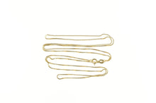 Load image into Gallery viewer, 14K 0.9mm Box Chain Square Classic Link Long Necklace 30&quot; Yellow Gold