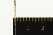Load image into Gallery viewer, 14K 0.9mm Square Retro Box Simple Chain Necklace 20.5&quot; Yellow Gold