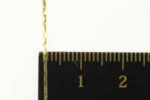 Load image into Gallery viewer, 14K 0.6mm Square Chain Retro Classic Box Link Necklace 21.5&quot; Yellow Gold