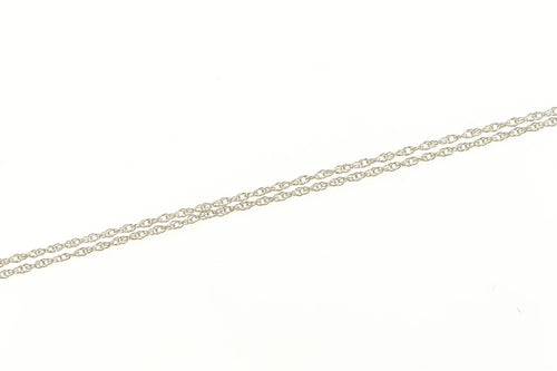 10K 0.7mm Cable Rolling Twist Spiral Chain Necklace 18