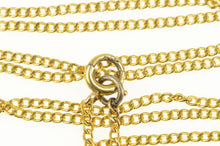 Load image into Gallery viewer, 10K 1.1mm Curb Link Classic Plain Chain Necklace 18.5&quot; Yellow Gold