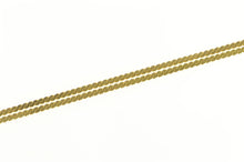 Load image into Gallery viewer, 14K 1.3mm Serpentine Flat Wavy Link Chain Necklace 17.5&quot; Yellow Gold