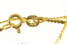 Load image into Gallery viewer, 14K 1.3mm Serpentine Flat Wavy Link Chain Necklace 17.5&quot; Yellow Gold