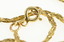 Load image into Gallery viewer, 14K 1.7mm Rope Rolling Textured Twist Chain Necklace 18&quot; Yellow Gold