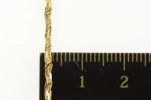 Load image into Gallery viewer, 14K 1.7mm Rope Rolling Textured Twist Chain Necklace 18&quot; Yellow Gold
