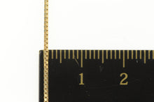 Load image into Gallery viewer, 14K 0.9mm Box Square Classic Simple Chain Necklace 15&quot; Yellow Gold