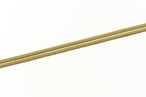 14K 1.2mm Classic Herringbone Link Flat Chain Necklace 17.75