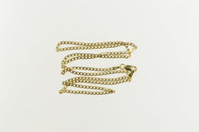 Load image into Gallery viewer, 14K 1.8mm Curb Link Classic Fancy Chain Necklace 18&quot; Yellow Gold