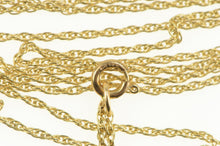 Load image into Gallery viewer, 14K 1.0mm Rolling Cable Link Curb Twist Chain Necklace 16&quot; Yellow Gold