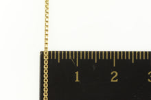 Load image into Gallery viewer, 18K 1.0mm Square Link Classic Fancy Box Chain Necklace 23.25&quot; Yellow Gold