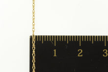 Load image into Gallery viewer, 14K 1.1mm Rolling Twist Link Spiral Twist Chain Necklace 18&quot; Yellow Gold