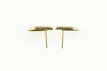 Load image into Gallery viewer, 14K Squared Geometric Diamond Shape Stud Earrings Yellow Gold