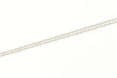 10K 0.7mm Simple Curb Link Classic Chain Necklace 18