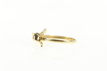 Load image into Gallery viewer, 14K Diamond 3D Bow Ribbon Promise Symbol Ring Yellow Gold