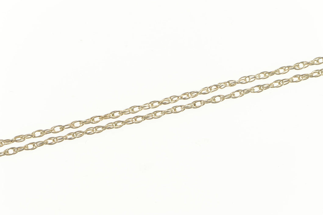 Sterling Silver 1.5mm Rope Woven Twist Link Classic Chain Necklace 22.25